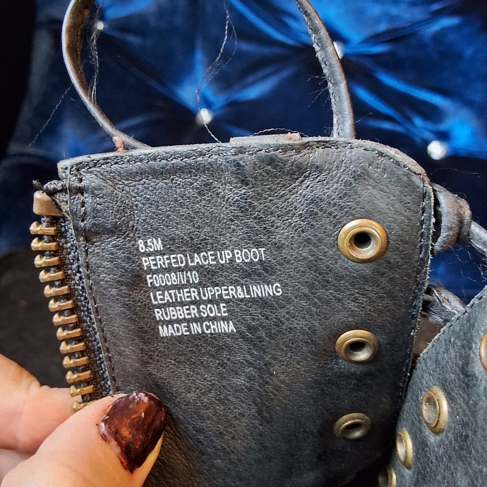 Biker Chic Tread Platform Bootie - image 2